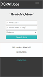 Mobile Screenshot of belgium.expatjobs.eu