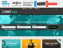 Tablet Screenshot of netherlands.expatjobs.eu