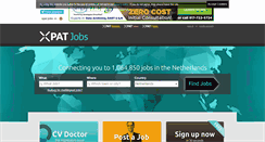 Desktop Screenshot of expatjobs.eu